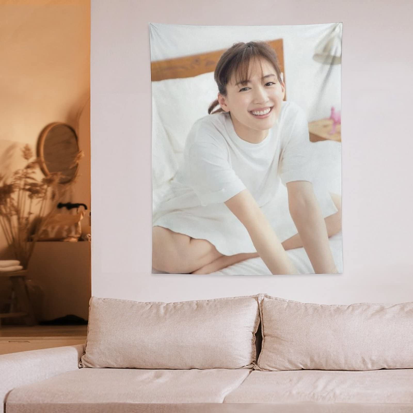 Amazon.co.jp: 綾瀬はるか タペストリー 掛け軸 布ポスター 写真布