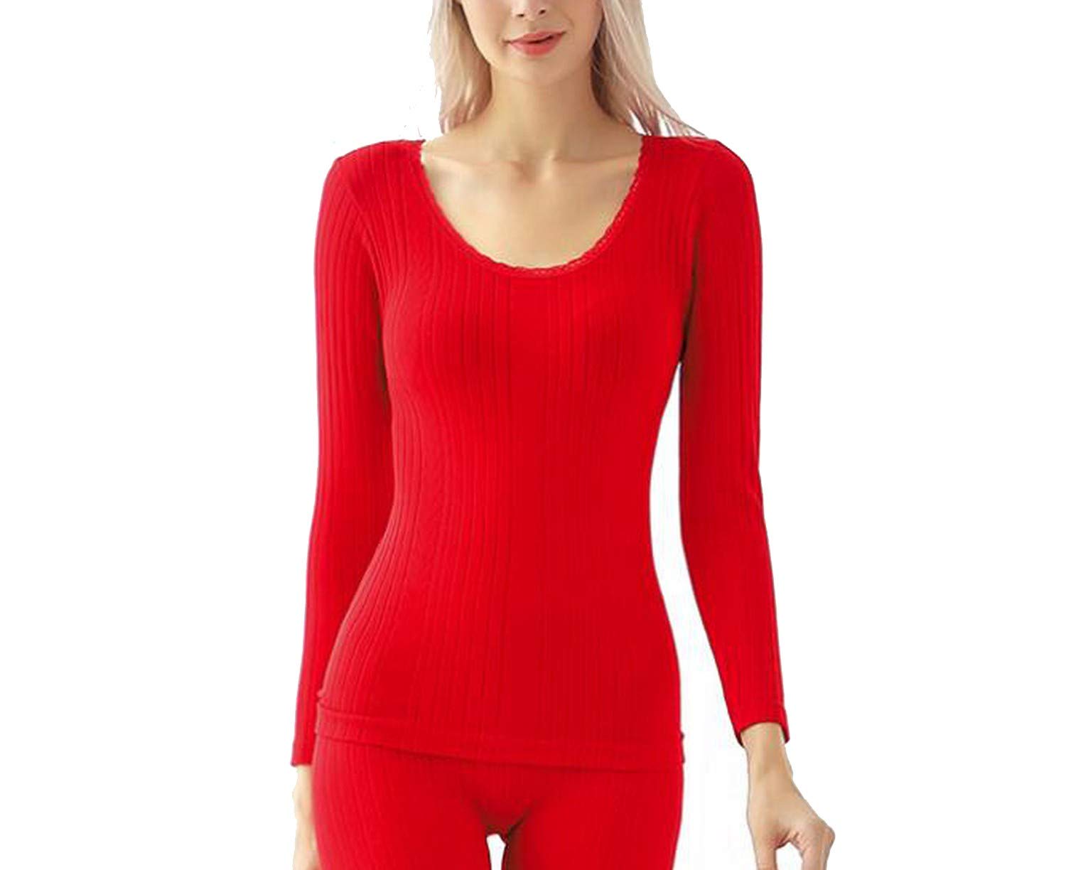 Women Long Johns Winter Ultra Seamless Shape Slimming Thermal Set Winter Ladies Intimate Sets