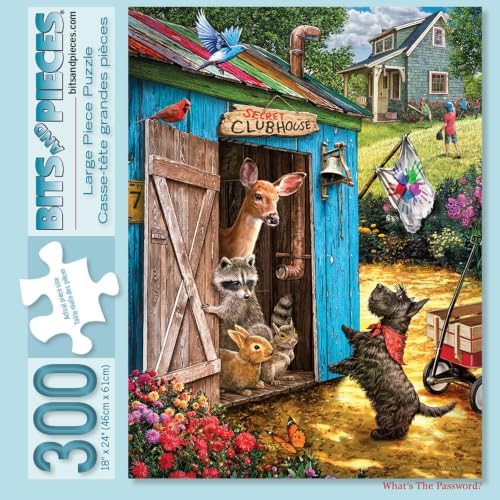 Bits and Pieces Rompecabezas de 300 Piezas para Adultos - What's the Password - 18 x 24 pulgadas miniatura 1