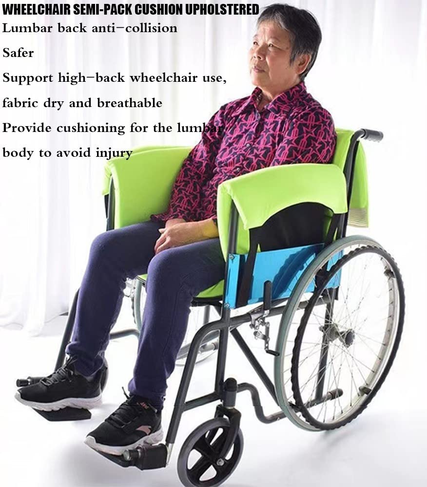 REMEK Cojin para Silla De Ruedas, Protector Cojín Antiescaras para Silla De Ruedas Respaldo Y Cojín del Asiento Cojines Antiescaras Confort