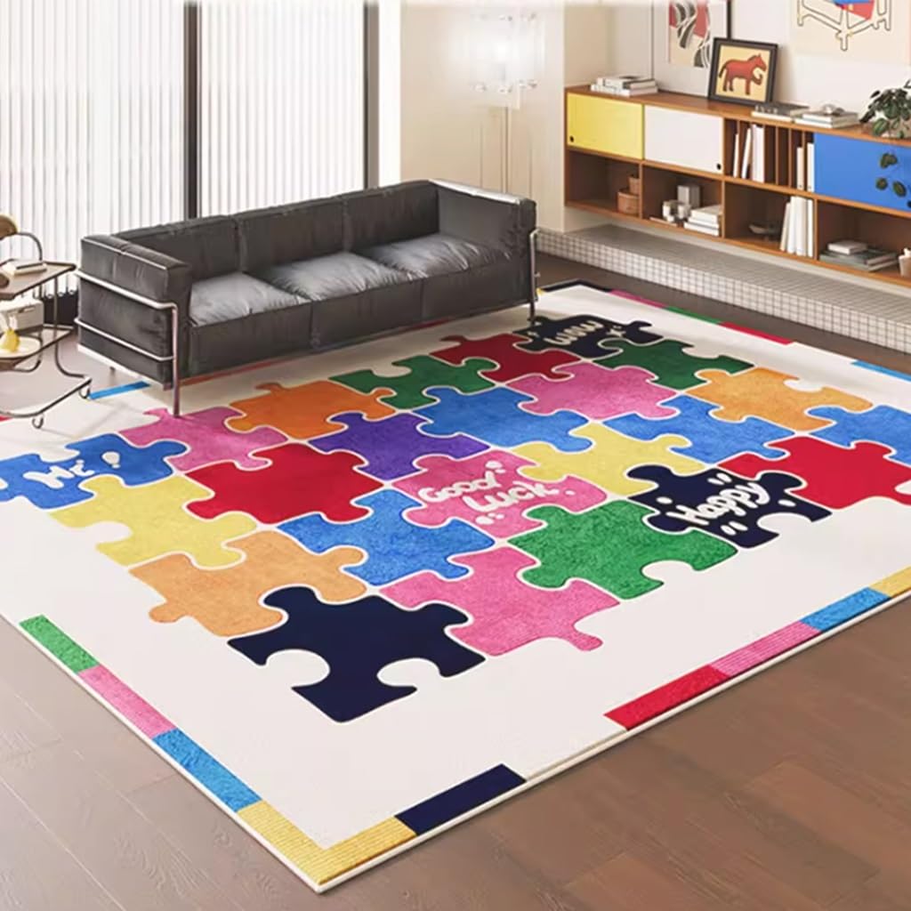 Tappeto da Gioco Creativo per Bambini e Bambine, Morbido Tappeto per Gattonare, Tappeto Impermeabile e Lavabile per Leggere, Accessori per La Camera da Letto(160 * 230cm)
