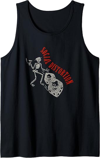 Official Social Distortion Skelly Dice Tank Top