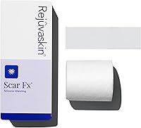 Vista 1 de Rejuvaskin Scar Fx - Lámina de silicona, cinta de silicona de 1.5 x 5 pulgadas para cicatrices quirúrgicas pequeñas a medianas, 1 lámina, suaviza