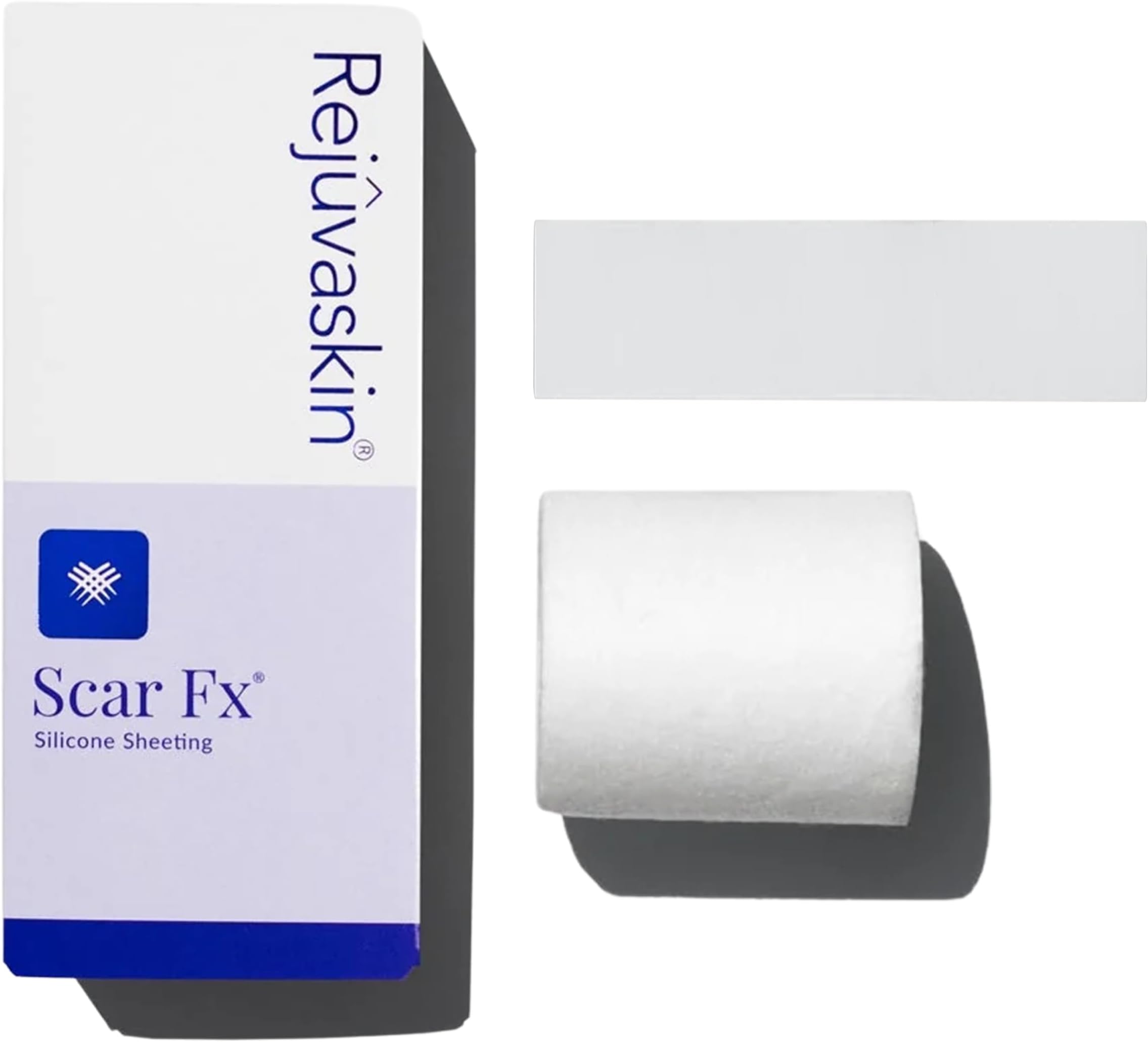 Rejuvaskin Scar Fx Silicone Sheeting, 1.5 Inch x 5 Inches Silicone Tape for Small to Medium Surgical Scars, 1 Sheet, Soften, Flatten & Reduce the Appearance of Scars