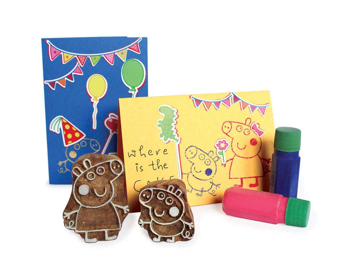Peppa by Shumee- Wooden Stamps & Sticker Craft Set for Kids (3 Years+)- DIY Block Print Craft Set | Helps Build Creativity & Imagination, Improve Articulation Skills (B089WQW4MR) Amazon Price History, Amazon Price Tracker
