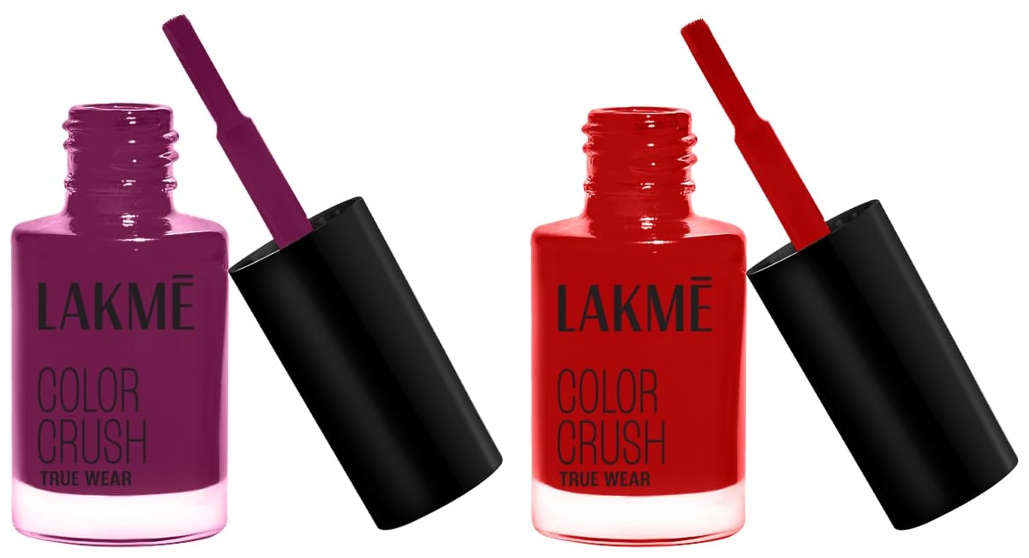 LAKMÉ True Wear Color Crush Glossy Finish Nail Polish, Long Lasting & Vibrant Nail Paint, 404, 6Ml & LAKMÉ True Wear Color Crush Glossy Finish Nail Polish, Long Lasting & Vibrant Nail Paint, 403, 6Ml-image-29