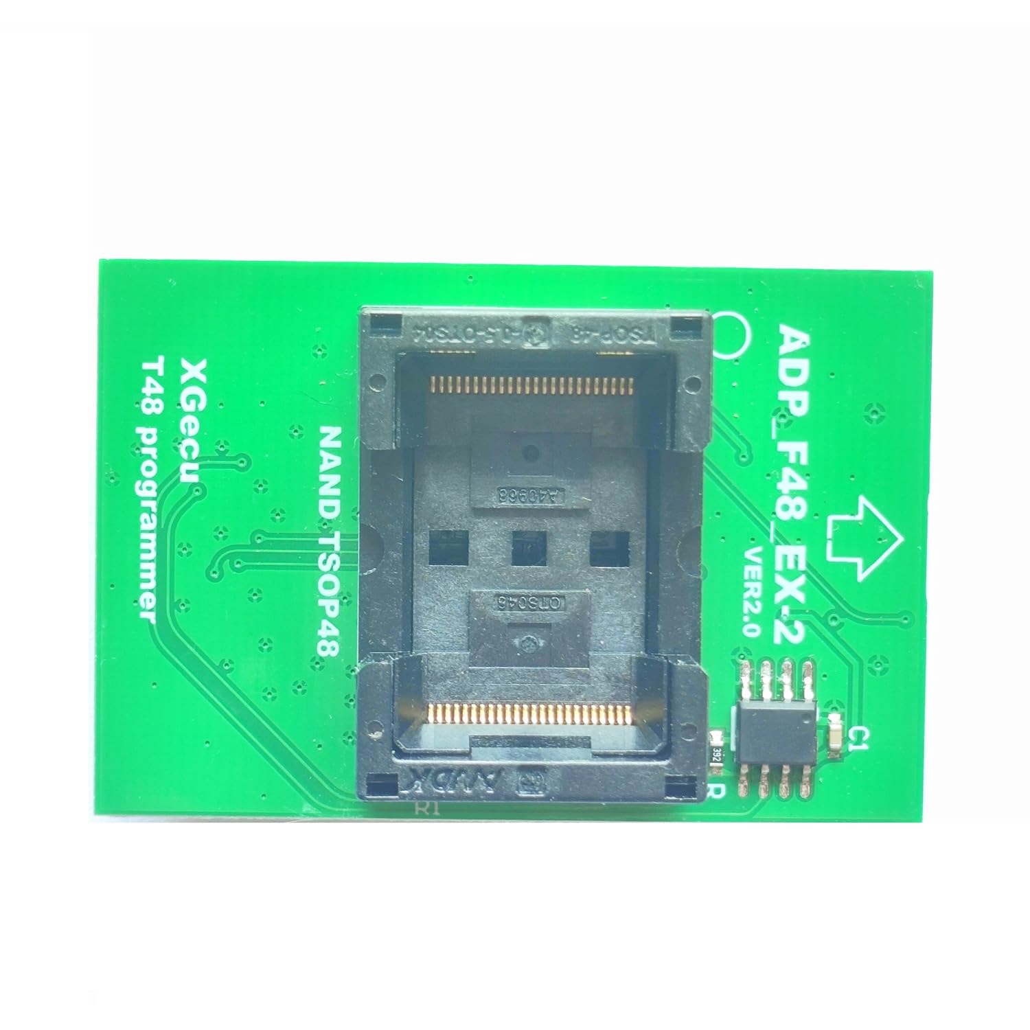 XGecu NAND TSOP48-2 Adaptateur NAND Flash à utiliser uniquement T48 (TL866-3G) Programmer ADP_F48_EX-2 ic chip Socket
