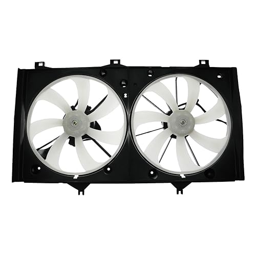 Vista 429 de TRQ Conjunto de ventilador de refrigeración dual compatible con Infiniti EX35 2009 FX35 FX50 2007-2008 G35 2008-2013 G37 2012-2013 M35h 2014-2015