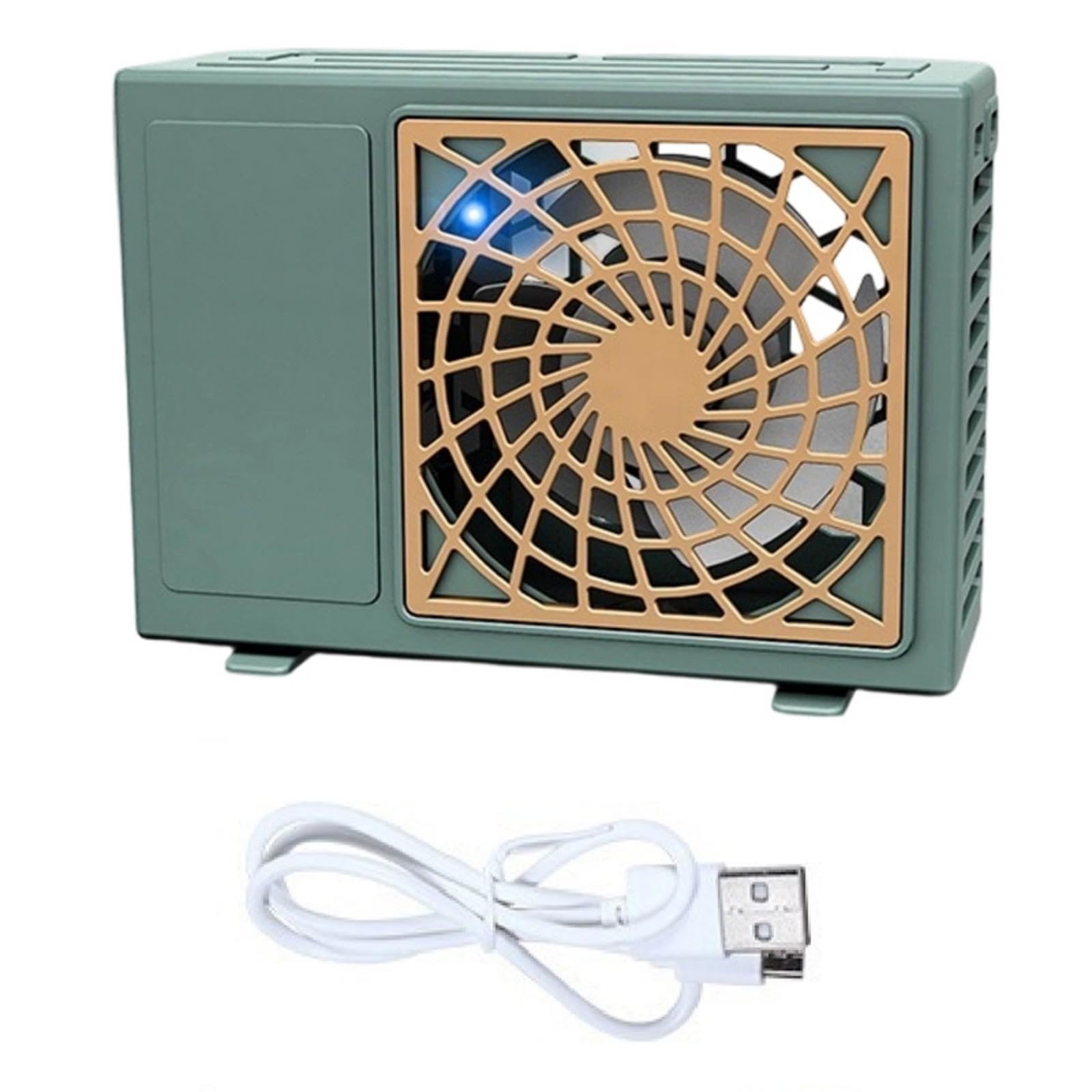 Bottone Quiet Air Cooler Fan Lightweight for Outdoor School Desk Cooling USB Rechargeable Desktop Fan