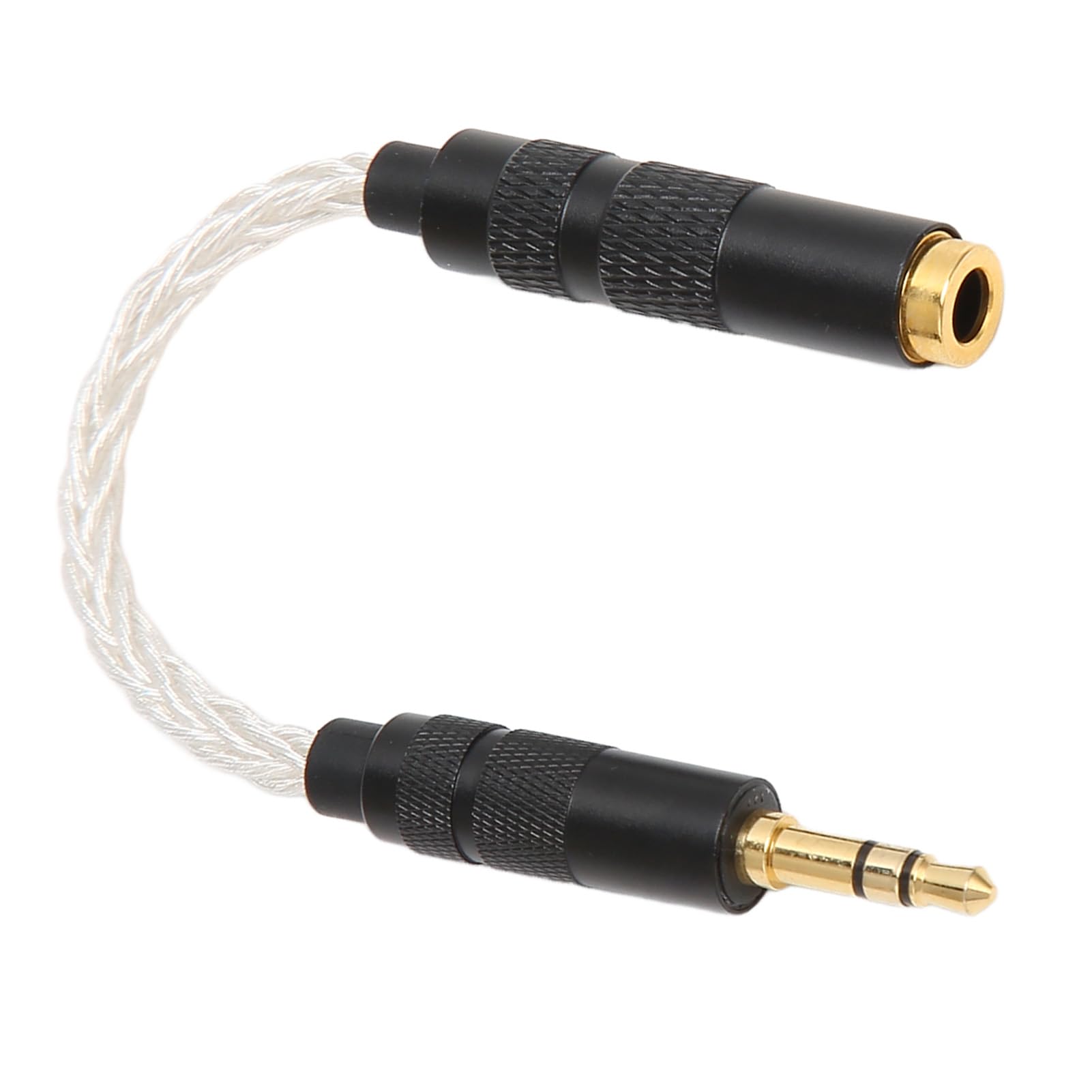 Ejoyous Cavo adattatore audio, 4,4 mm femmina bilanciato a 3,5 mm maschio bilanciato, cavo di prolunga stereo per cuffie