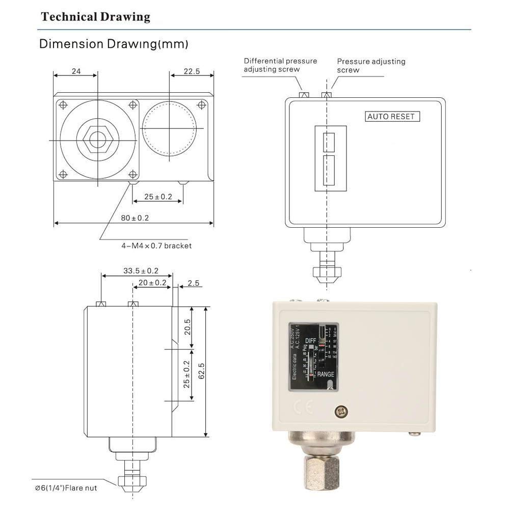 Tipo Di Pressostato Acqua PM5, Regolatore Di Pressione Del Display Dell Di Controllo Automatico Della Pompa Dellacqua 91674228