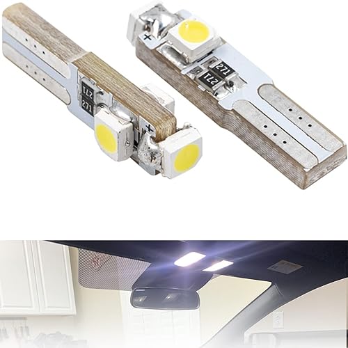 Miniatura 4 de NJSBYL Luces de posición laterales blancas más brillantes de repuesto para H.onda Civic 2016 2017 2018 2019 2020 2021 10 generación Coupe Sedan