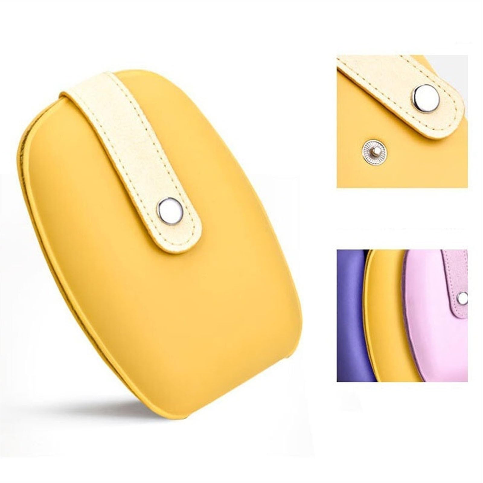 Kit de 6 cortaúñas acero inoxidable(Yellow)