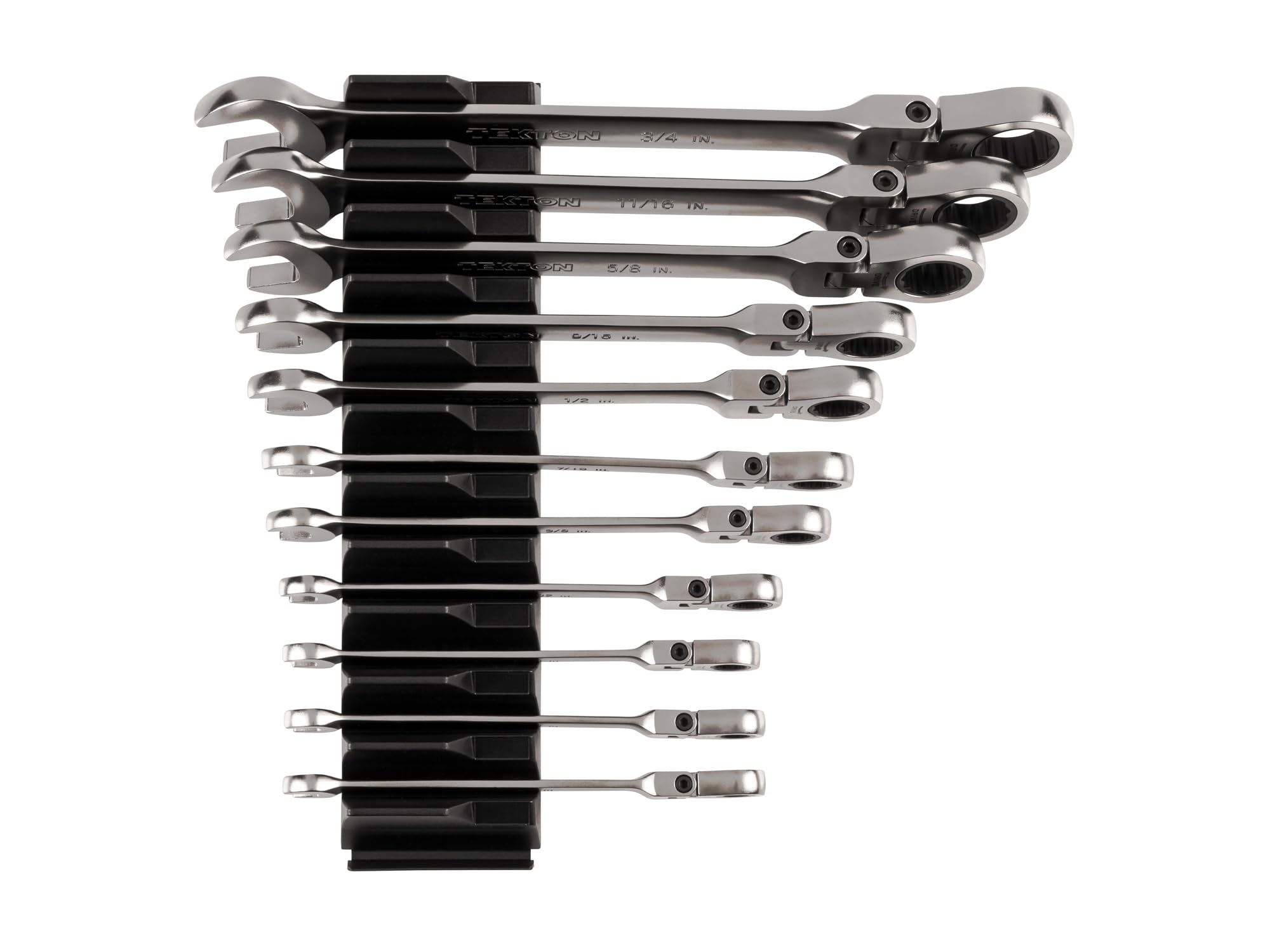 Wrench Set TEKTON cliquets 12 pans articulés pour écrous US en angles difficiles