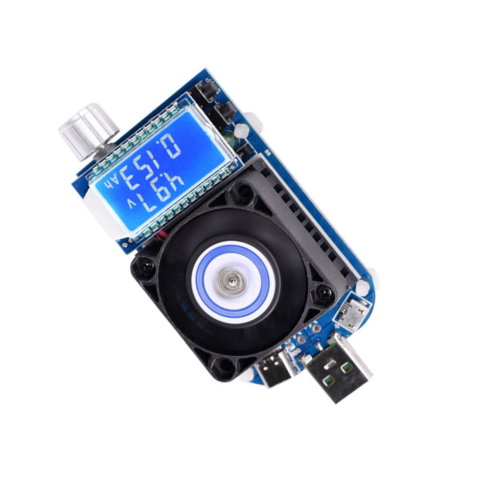 Xjdzineq Intelligent USB Load Detecting Diagnostic Tool Automatically Identifying QC2.0 Power Profiled 4A 25W / 5A 35W Electronic Load Resistance