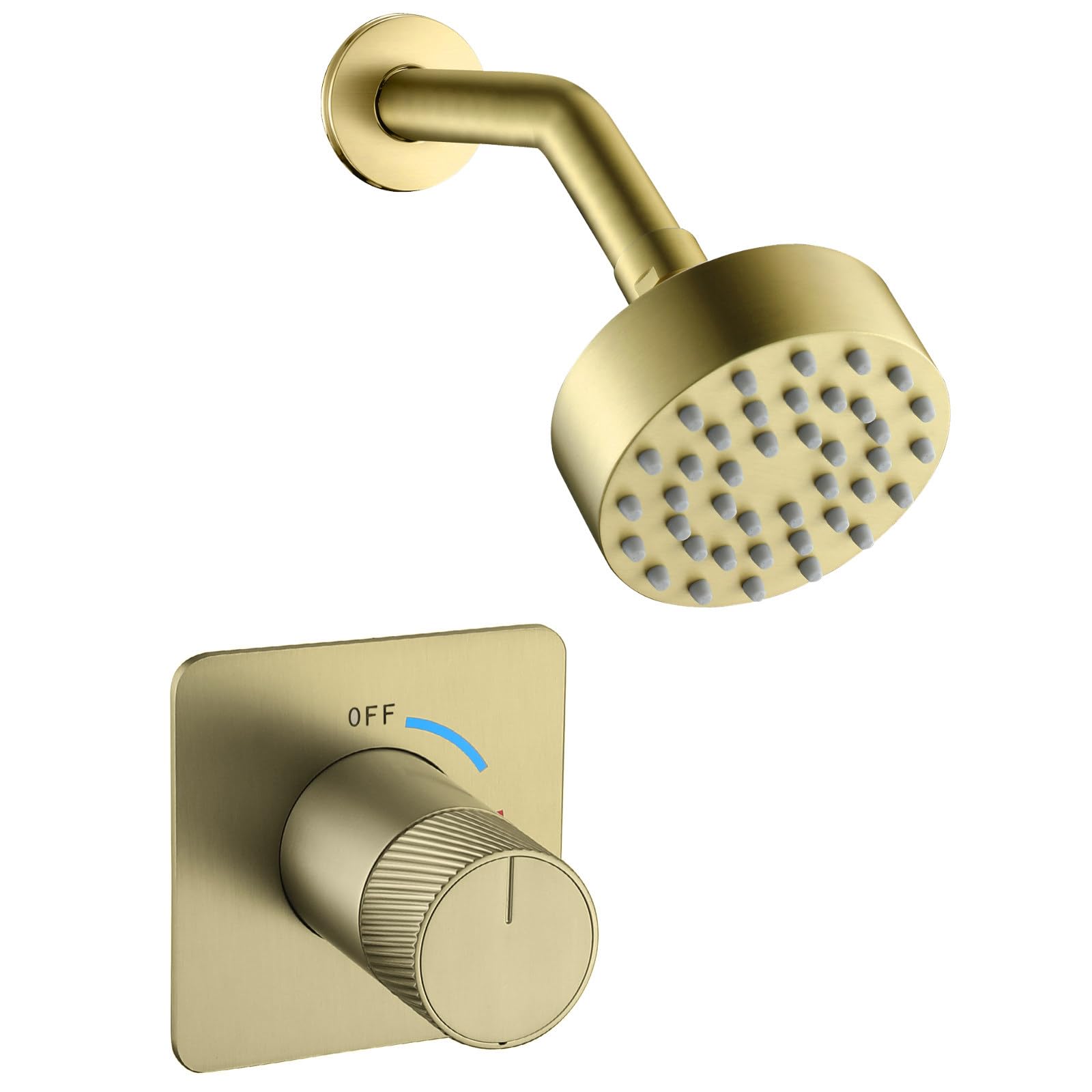 Ensemble de douche effet pluie mural pour créer un espace bien-être et spa à la maison
