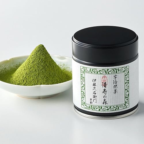 ITOHKYUEMON KYOTO Uji Matcha Ichibancha Polvo Uji MidoriSeijunomoriTenjoUjimidoriHokyu- 0.044 lb(20g) JAPÓN (Grado 2 Seijunomori20)