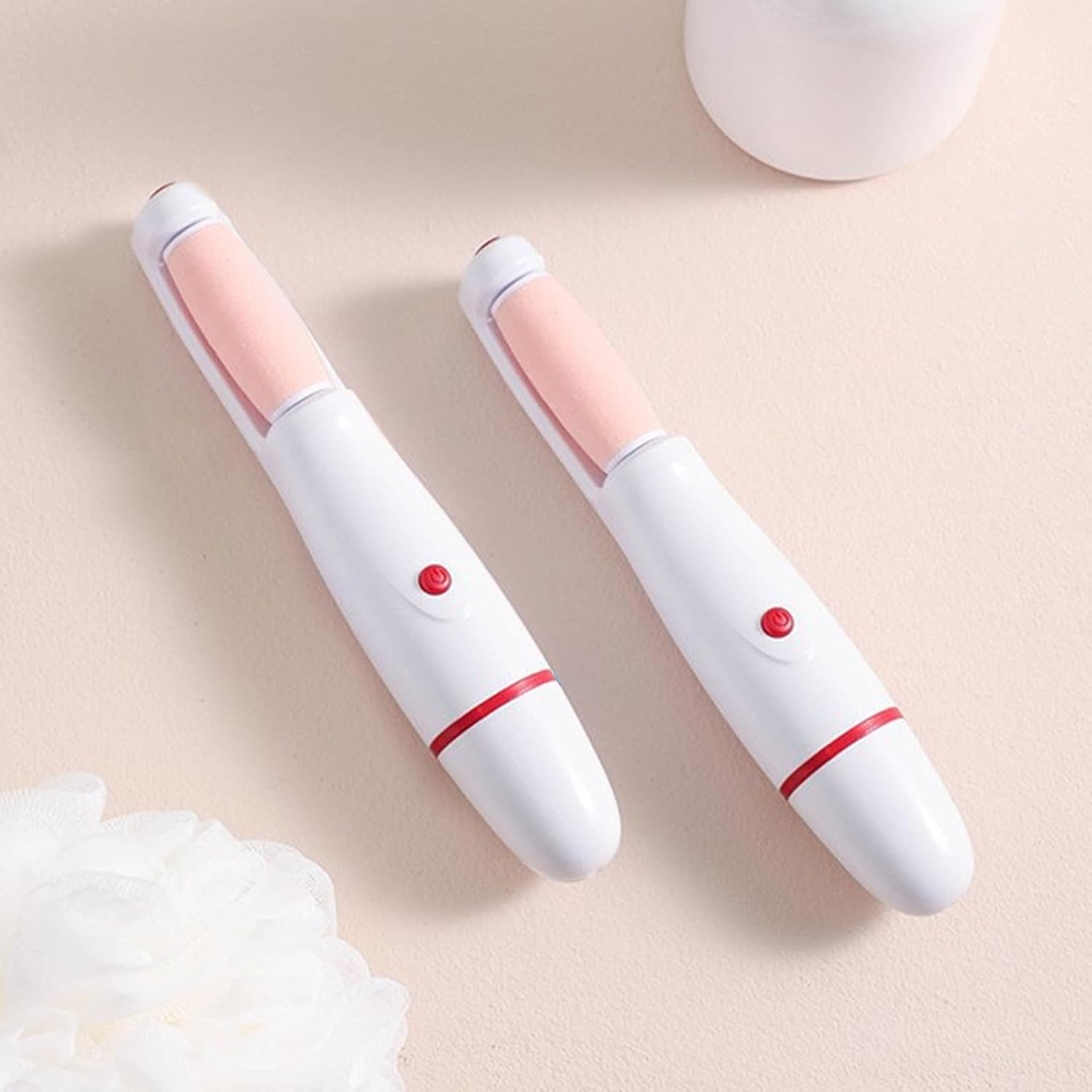 Electric Foot File & Callus Remover,Foot Callus Hard Skin Remover, Pedicure Tools Feet Spa Care Kit for Dry Dead Cracked Skin,Pink