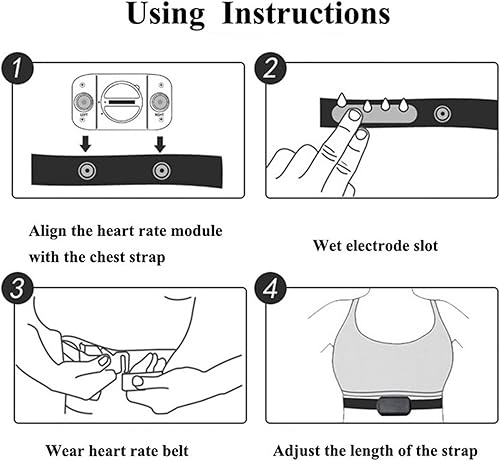 Miniatura 5 de Correa elástica ajustable para monitor deportivo de frecuencia cardíaca