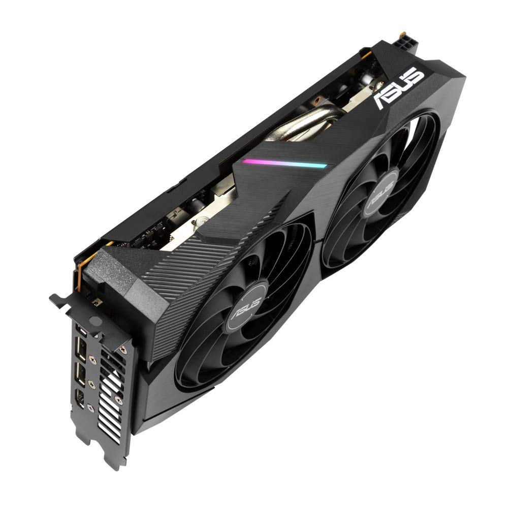 ASUS Dual EVO AMD Radeon RX 5500 XT OC Edition, Scheda Video Gaming, 8 GB GDDR6, HDMI, DisplayPort, Otimo per Gaming FullHD, Ventole AxialTech, Backplate in Metallo, Tecnologia Auto-Extreme