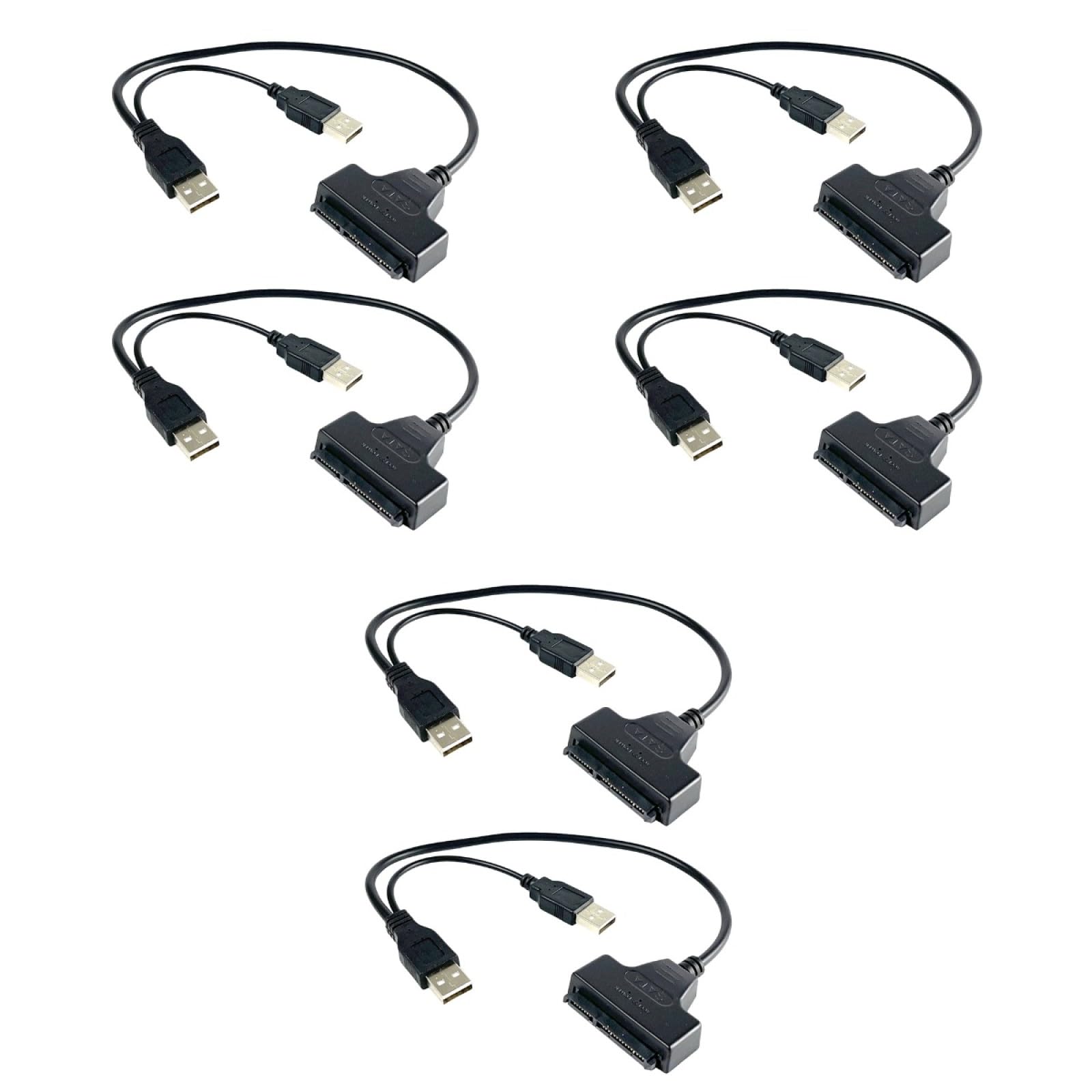 Uonlytech 6pezzi Adattatore Usb Per Hard Disk Trasferimento Stabile Design e Portatile Per Backup e