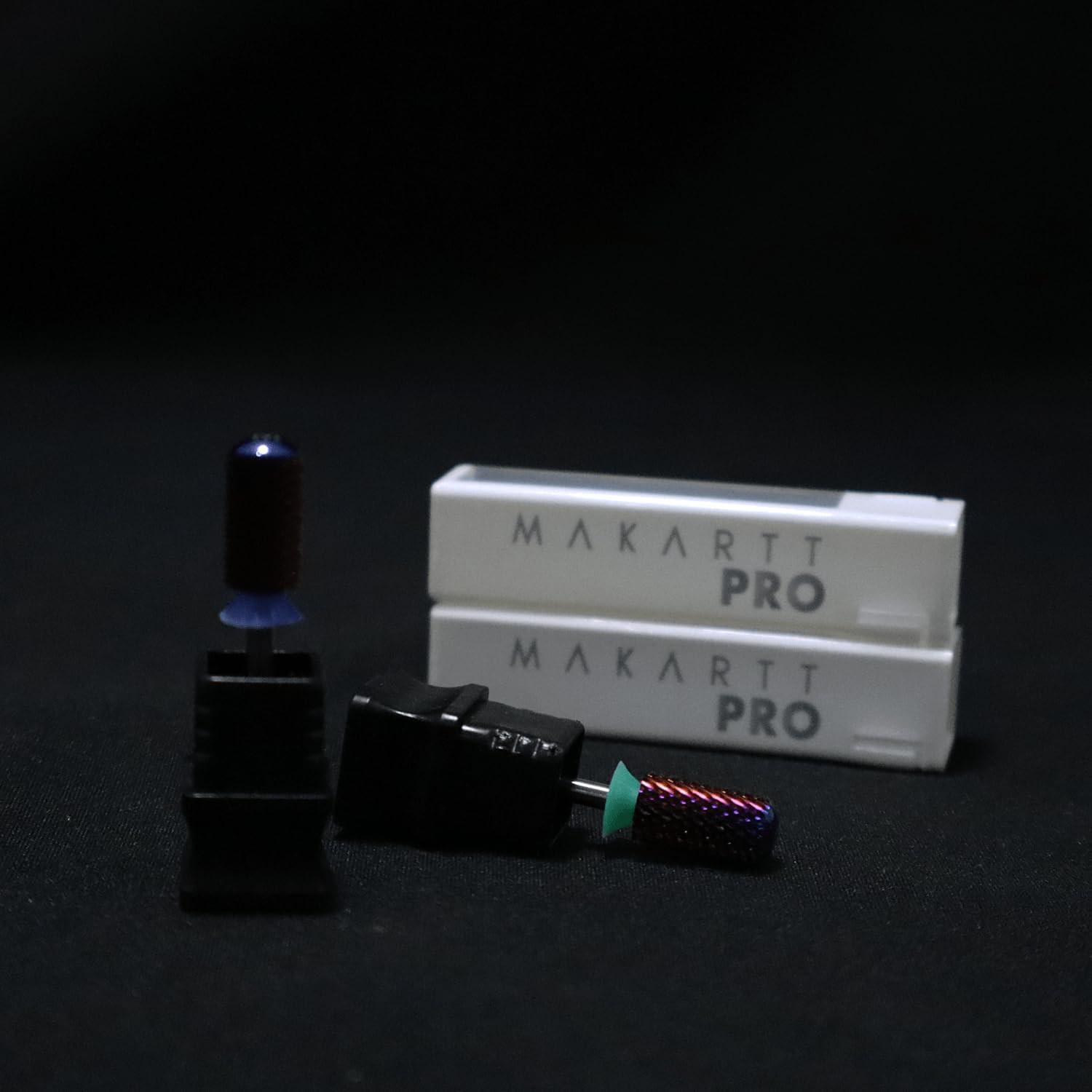 MakarttPro E-File Smooth Top Bit, Professional Professional Nail Drill Bit Electric Nail File Accessories for Nail Technicians - Medium