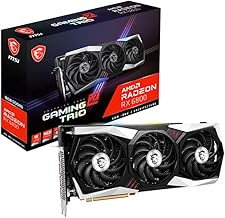 MSI Gaming Radeon RX 6800 16GB GDDR6 256-Bit HDMI/DP 2155 MHz RDNA 2 Architecture OC Graphics Card (RX 6800 Gaming Z Trio 16G) (Renewed)