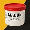 Tamir Macunu, Ahşap, Kaplama, Masif Yüzey, Çizik, Çatlak, Delik Onarıcı Dolgu, Kapatıcı, 200 Gram (Beyaz)