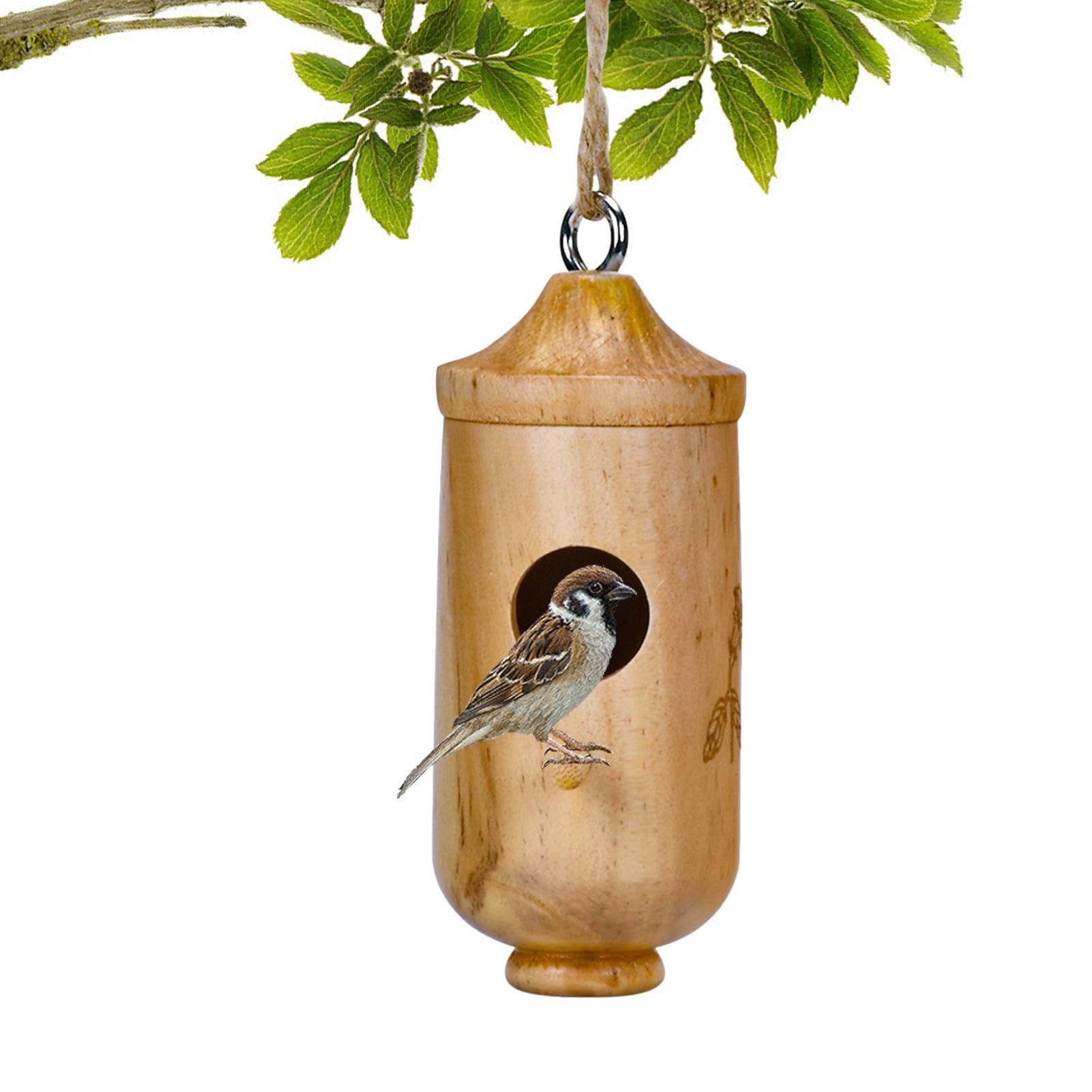 Winemana Set Di 3 Altalene Per Colibrì – Trespolo In Legno Con Struttura Metallica, Da Appendere Vicino Alla Mangiatoia