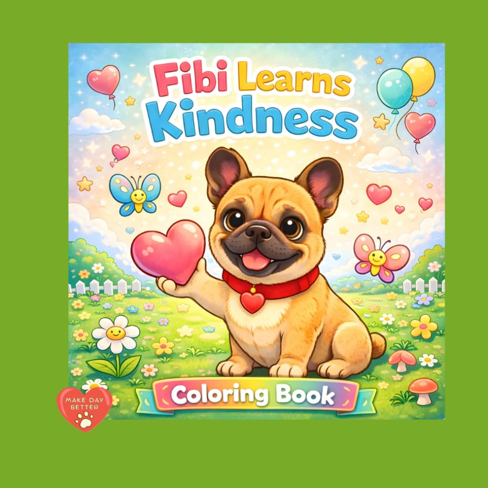 Fibi Learns Kindness Coloring Book (Fibi Coloring Book)