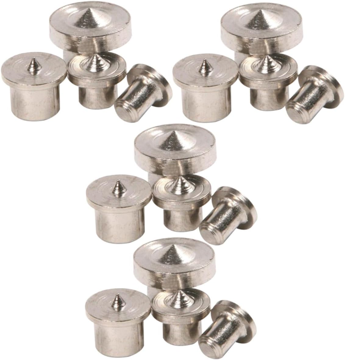 16pcs Dowel Center Point Set Wood Timber Marker Tool for Accurate Woodworking Drilling Includes 6/8/10/12mm Hole Tenon Center for DIY Furniture Projects