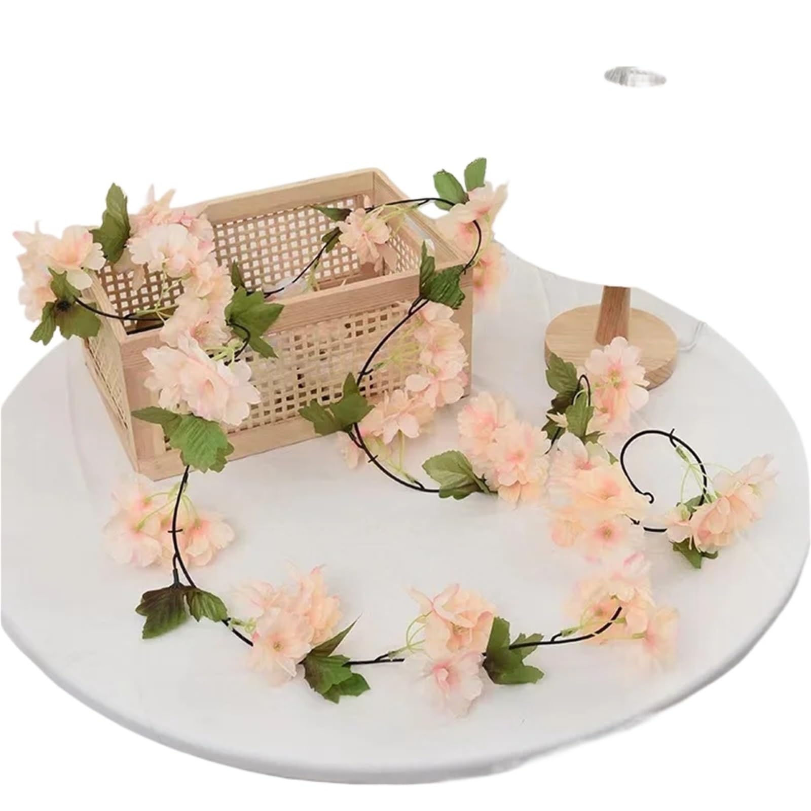 LuoAXINN Artificial Rose Vine 2.2m Artificial Flower String