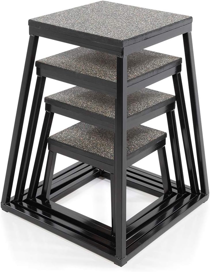 Power Systems Power Plyo Box in Black - Individual Heights