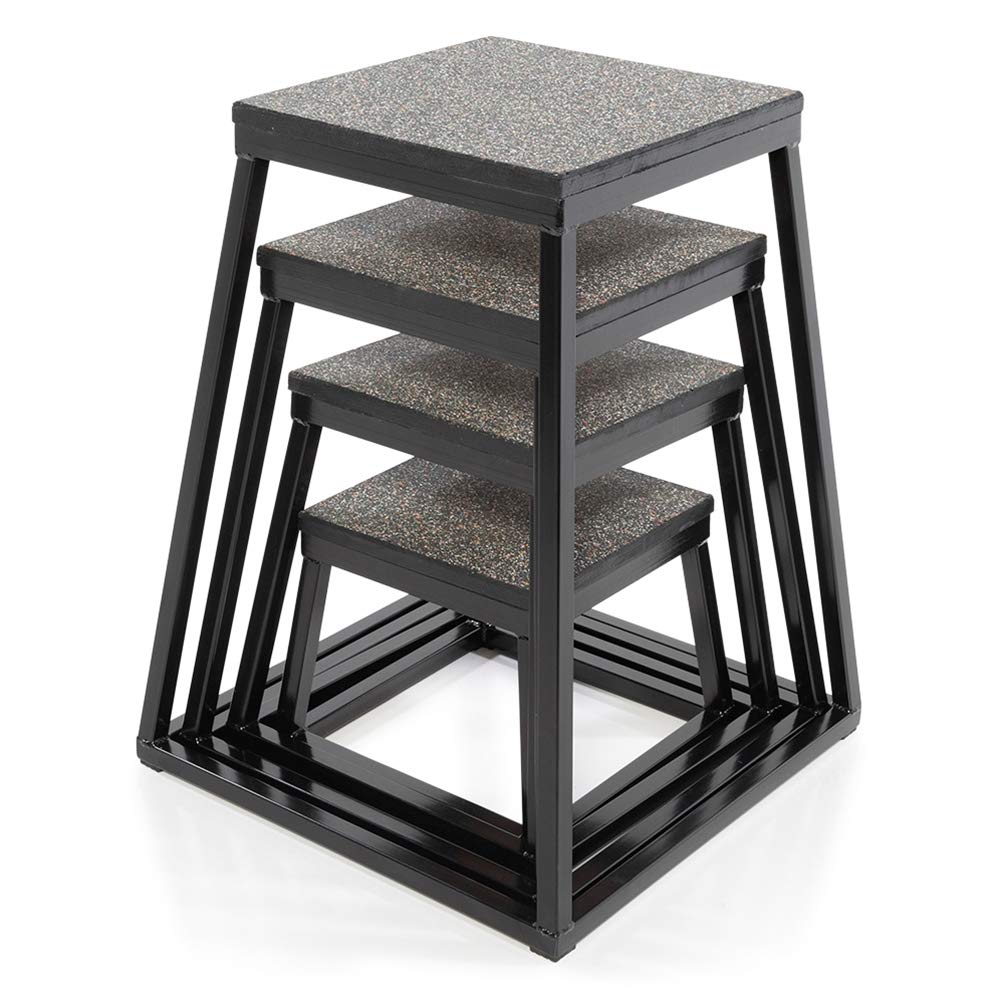 Power Systems Power Plyo Box in Black - Individual Heights