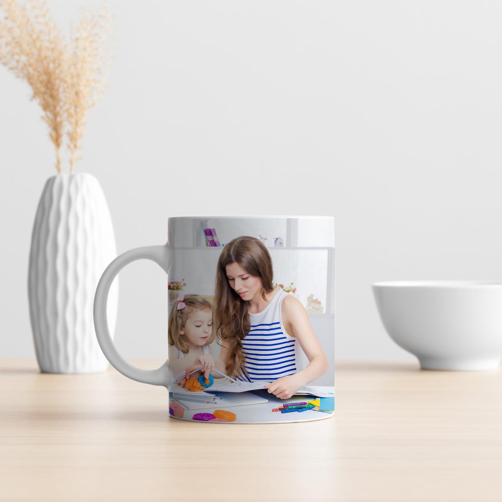 12 tazas de sublimación de 325 ml, tazas de café blancas de sublimación, tazas de café personalizables en blanco para impresión por sublimación, tazas de fotos para café, té, leche, cacao