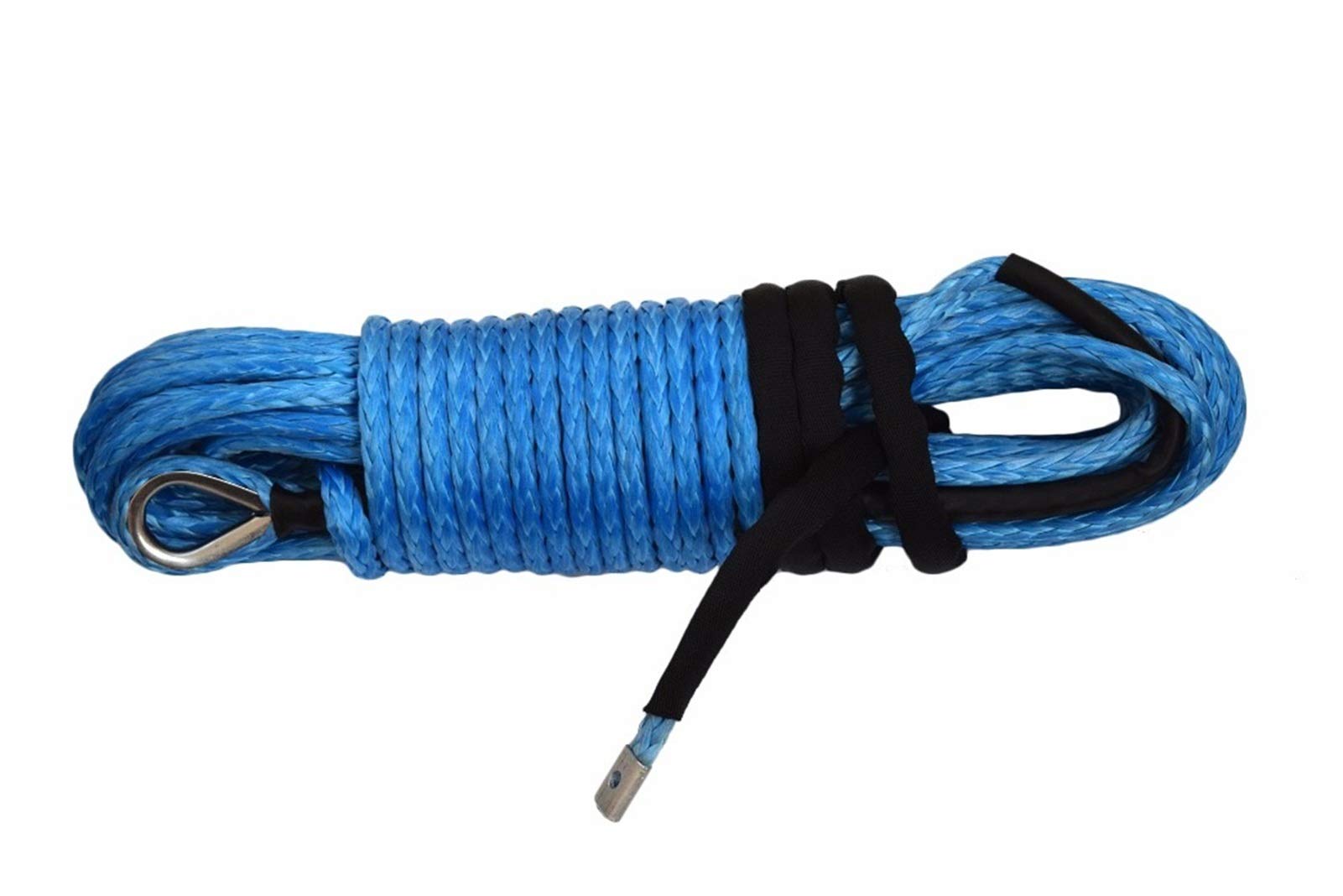 Winch Rope, Blue 10mm*30m Synthetic Winch Rope, Cable,Boat,Plasma,UTV Accessories