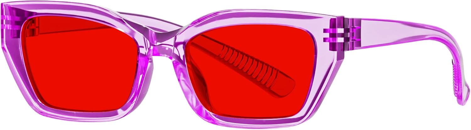Eyekepper Women Blue Light Blocking Glasses Metalless Screwless Spring Hinges for Computer Gaming