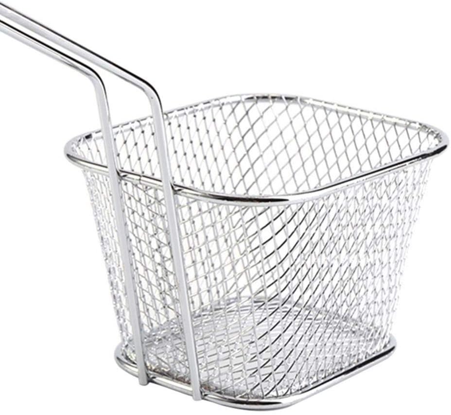 Showay Hegerby Mini French Fries Fry Baskets Fryer Basket Strainer Serving Food Presentation Cooking Kitchen Tool