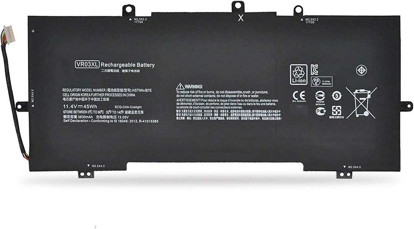 Batterymarket New VR03XL 11.4V 45Wh Replacement Battery Compatible with HP Envy 13-D 13-D046TU 13-D025TU 13-D024TU 13-D051TU 13-D056TU Series Laptop 816497-1C1 HSTNN-IB7E