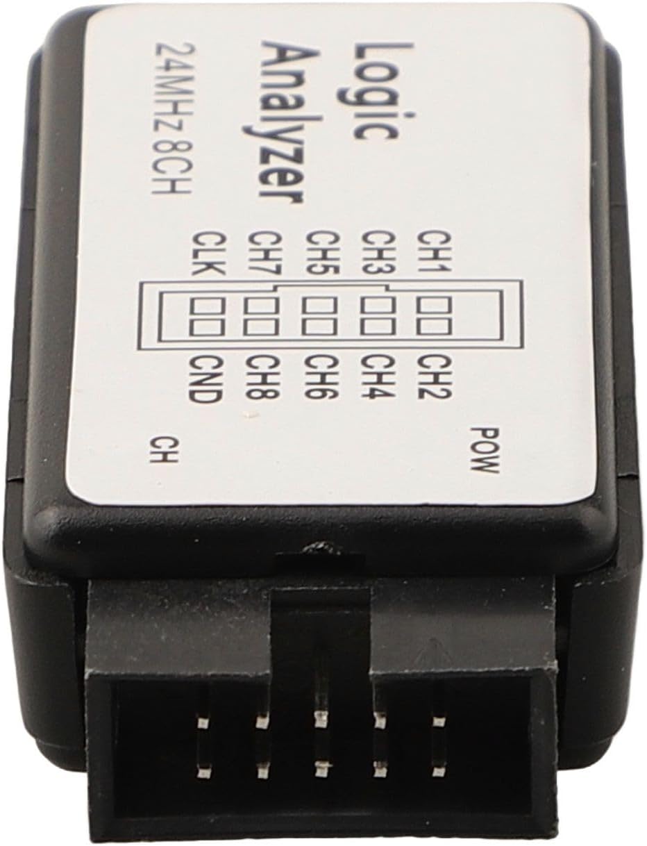 Adjustable Sampling Speed USB Logic Analyzer, 24M Sampling Rate, 8 Channel, Microcontroller Debugging Tool