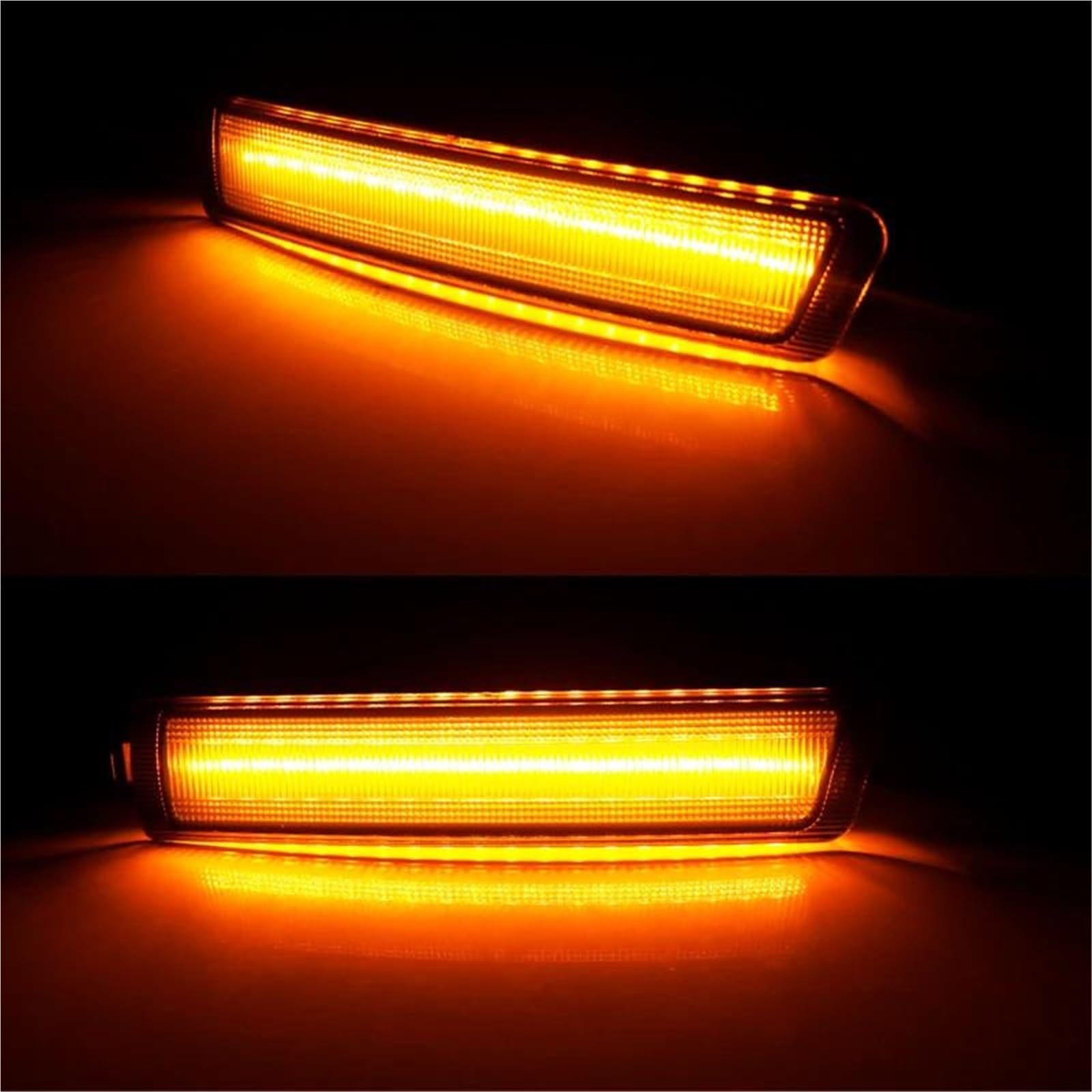 Specchietto Retrovisore Luci Blinker Per Z3 1996-2002 Auto T10 LED Luce Di Posizione Laterale Anteriore Parafango Coupé Roadster Direzione Luci Guida 12V(Clear Lens Amber)