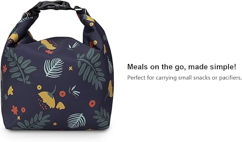 Miniatura 5 de MOV COMPRA Movcompra - Lonchera aislada para adultos para el trabajo + bolsa de aperitivos aislada, bolsas reutilizables para sándwiches y