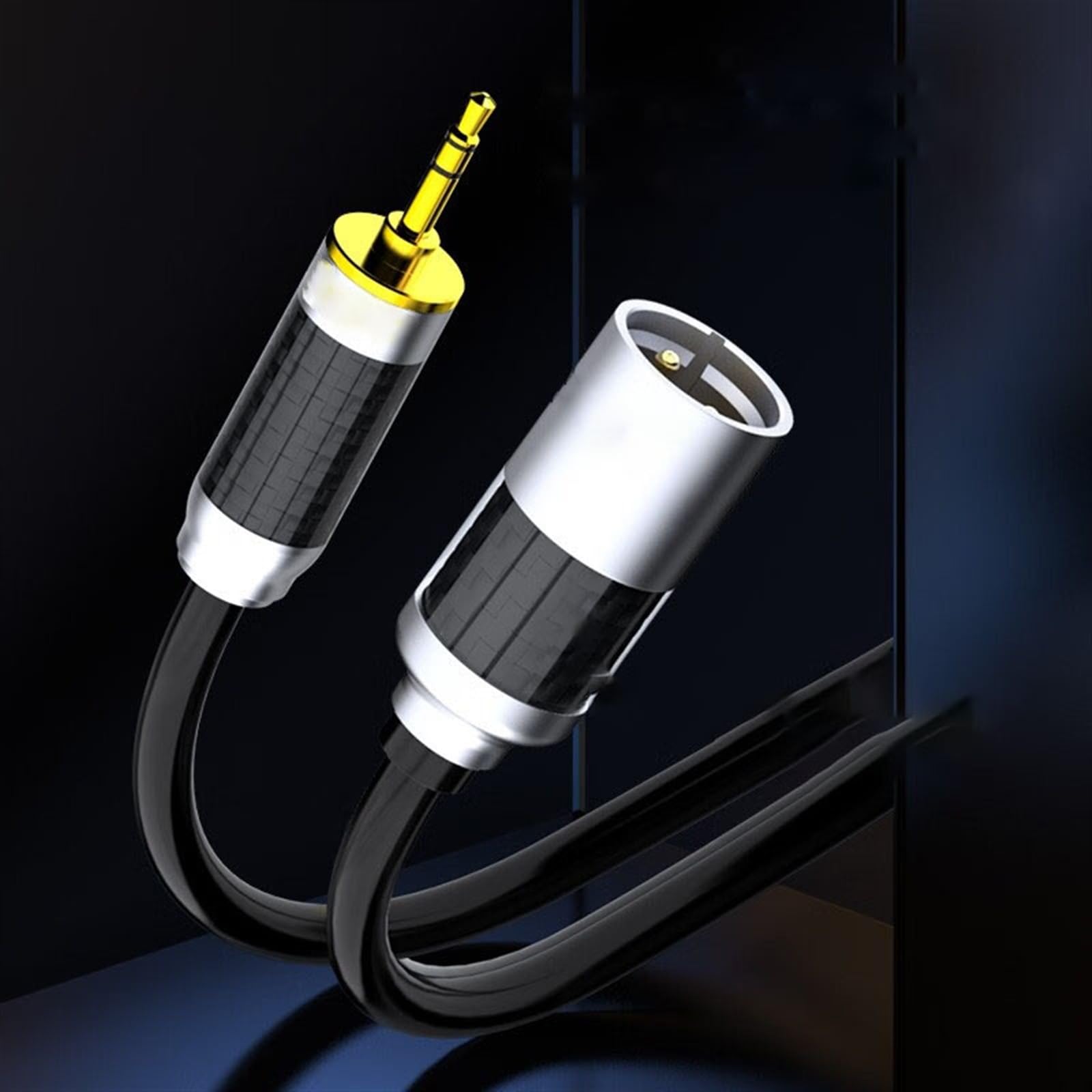 kabel audio instrumentu muzycznego 3,5 Mm Męski Kabel Kabel Nerwowy Z Miedzi Monokrystalicznej Komputer Telefon Komórkowy Mikser Wzmacniacz Gitara Elektryczna(2 meters)
