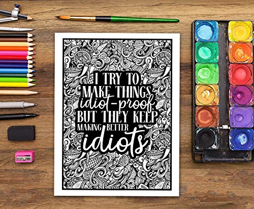 Engineering Life: A Snarky Adult Coloring Book for Engineers image 3