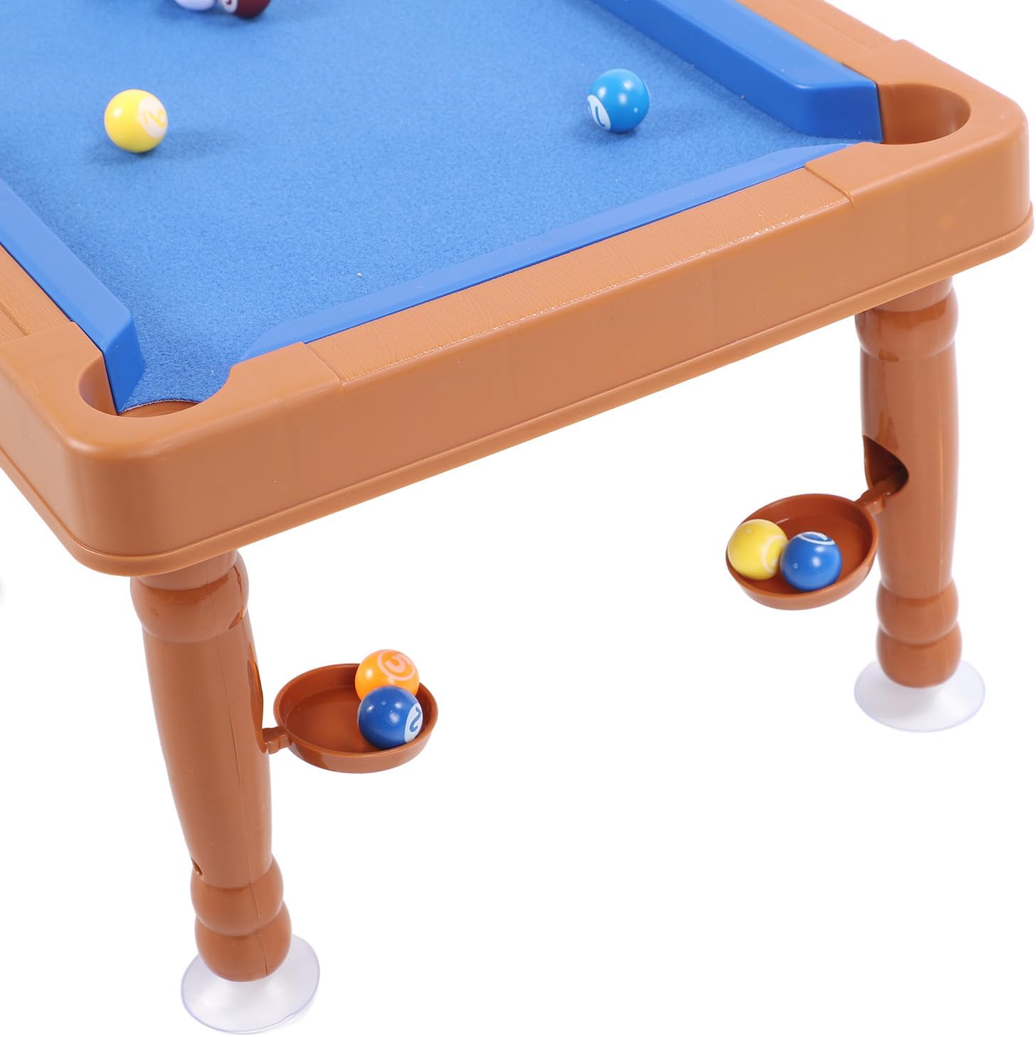 Asixxsix Miniature Pool Table for Kids, Multifunctional Tabletop Pool Table Toy with Small Billiards Game for Indoor Use