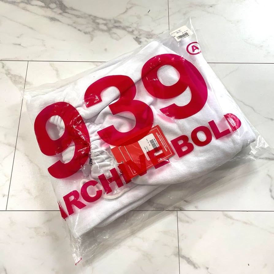 Amazon.co.jp: ARCHIVE BOLD 939 スウェットパンツ ホワイトM