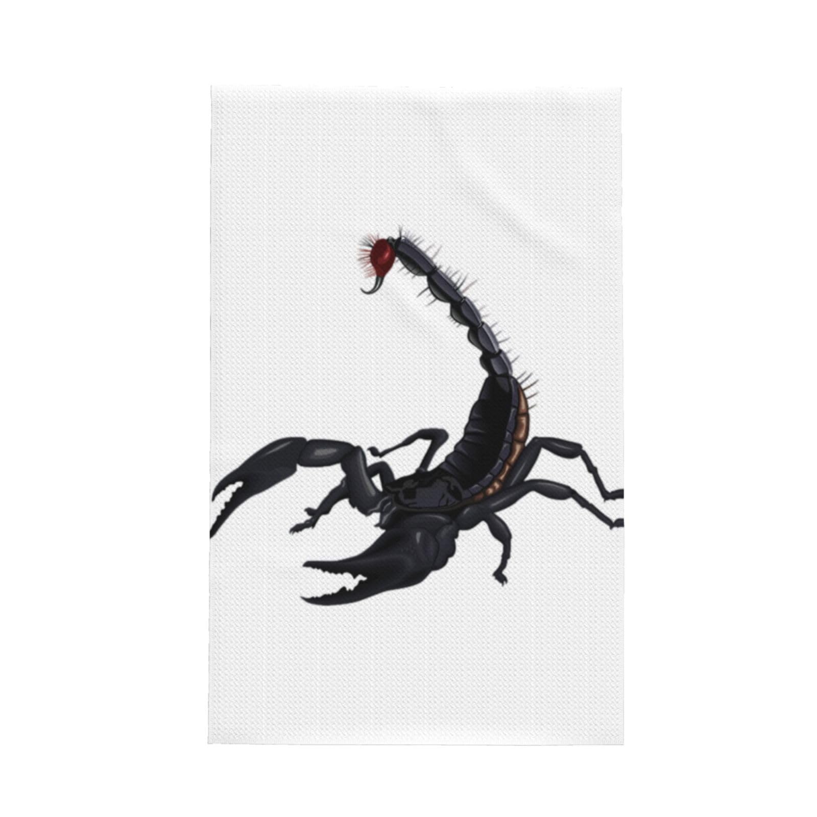 CKGODGF Scorpion Print Absorbent Waffle Dishcloths,Kitchen Towels With Hanging Loops,Tea Towels.