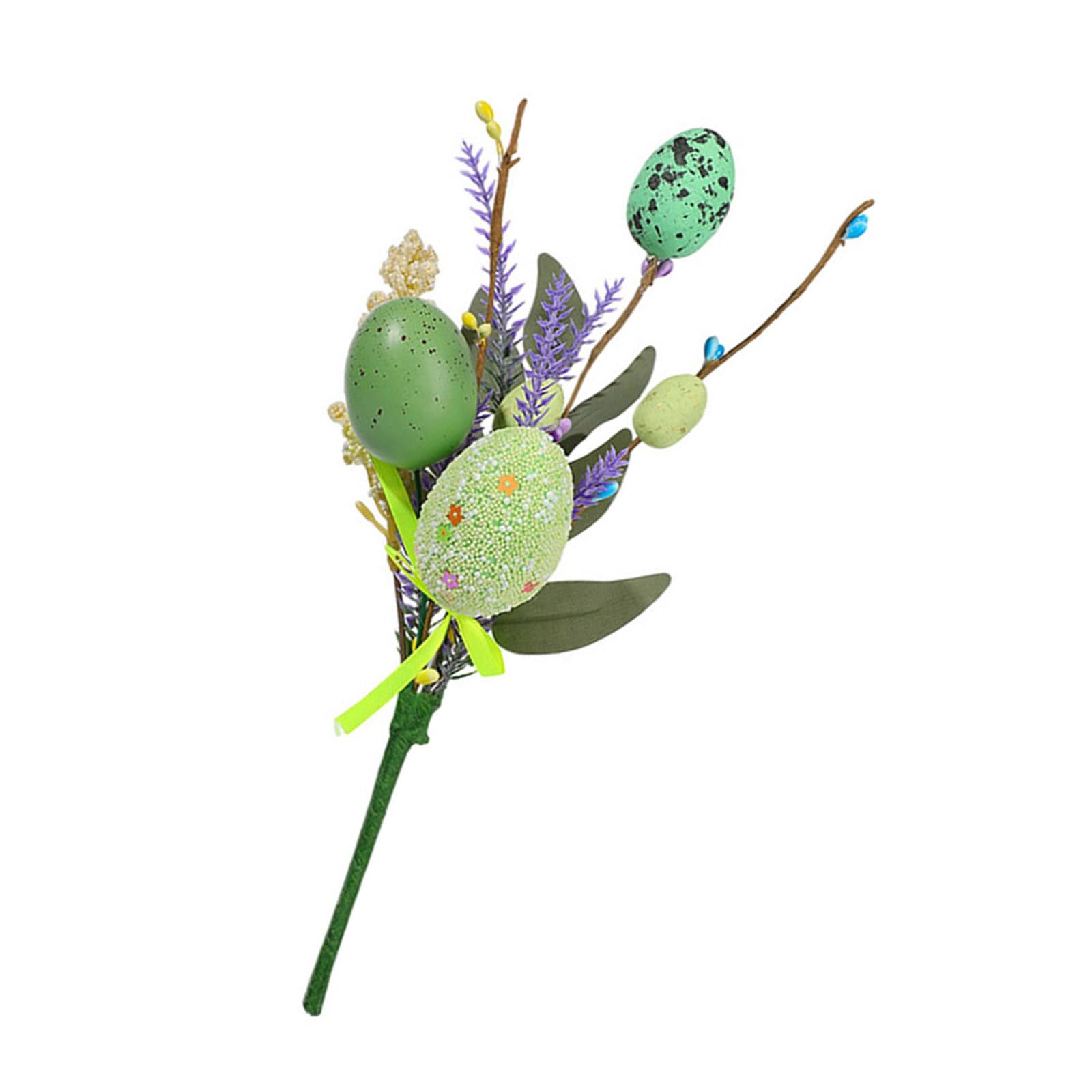 NEWFT Efficient Spring Festival Eggs Artificial Flower Bouquets Bright Home Easters Celebration Decoration