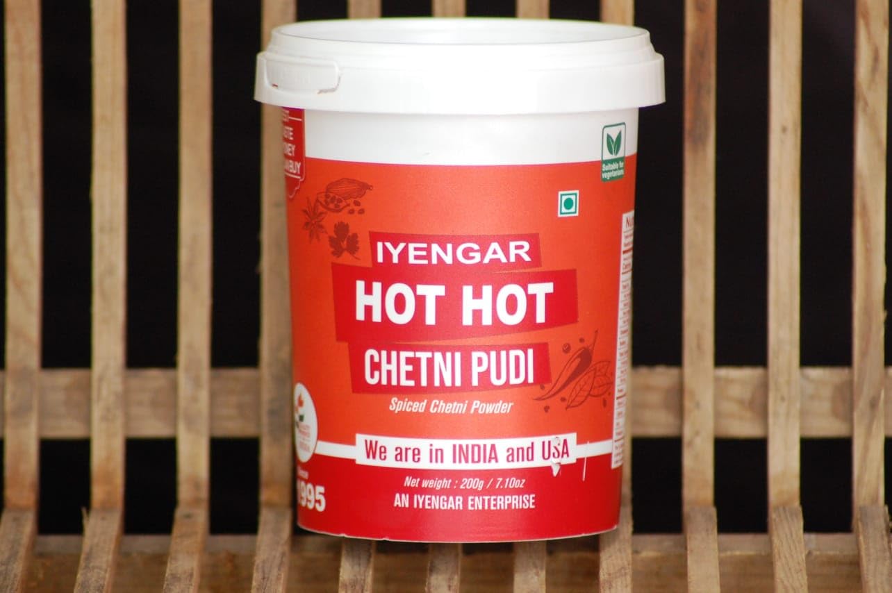 Chetni Pudi - Iyengar Hot Hot (200g Jar) (B0CHWK84WH) Amazon Price History, Amazon Price Tracker