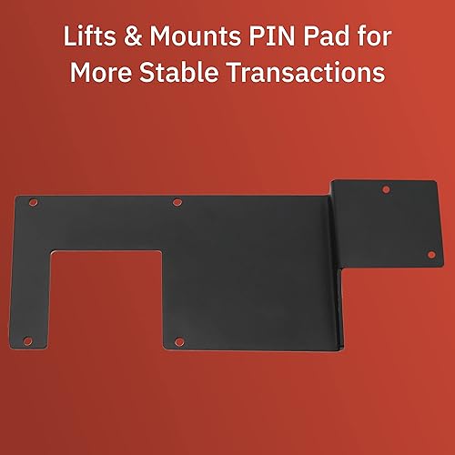 Miniatura 3 de Verifone M400 PIN Pad VESA Soporte de montaje de elevación para soporte de autoservicio Wallaby, instalación atornillada, color negro